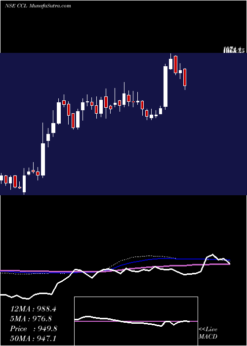  weekly chart CclProducts