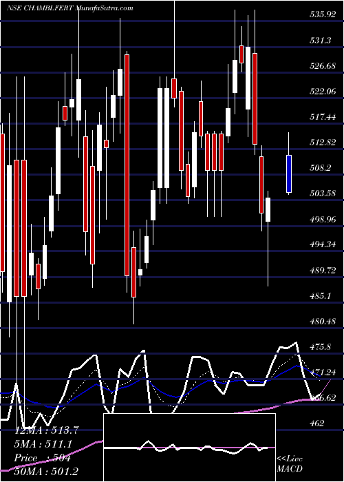  Daily chart ChambalFertilizers