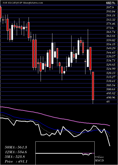  Daily chart Elgi Equipments Limited