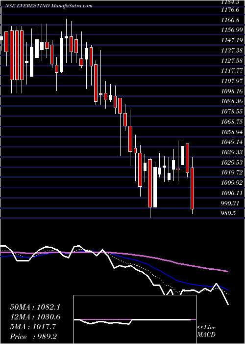  Daily chart EverestIndustries