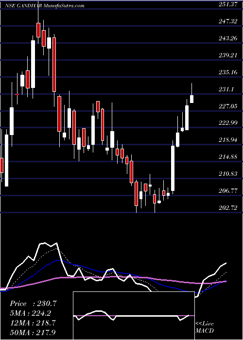  Daily chart GandharOil