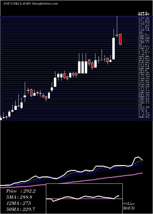  Daily chart Gokul Agro Resources Ltd