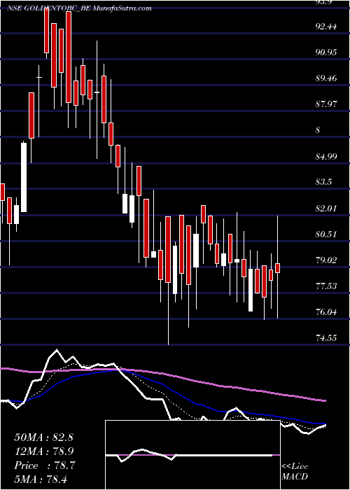  Daily chart GoldenTobacco