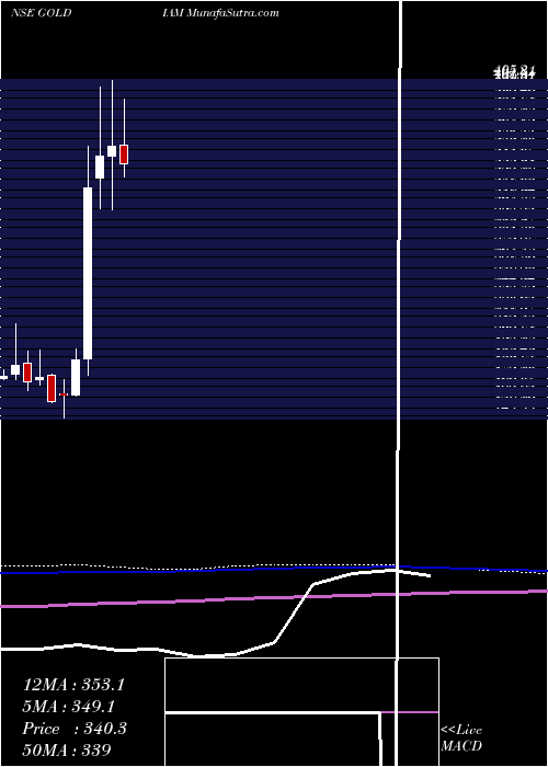  monthly chart GoldiamInternational