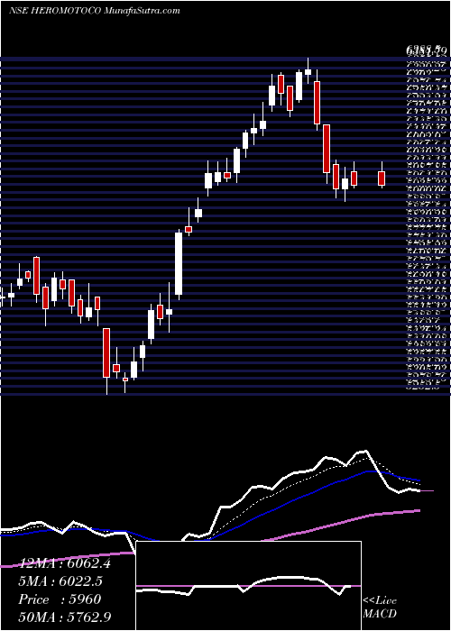  Daily chart Hero MotoCorp Limited