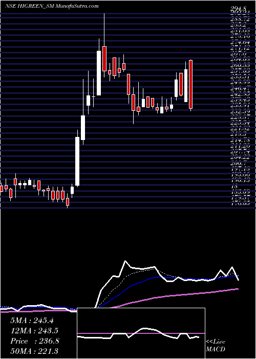  Daily chart Hi Green Carbon Limited