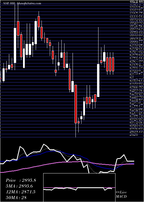  Daily chart HIL Limited