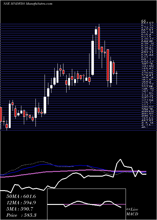  weekly chart HindustanFoods