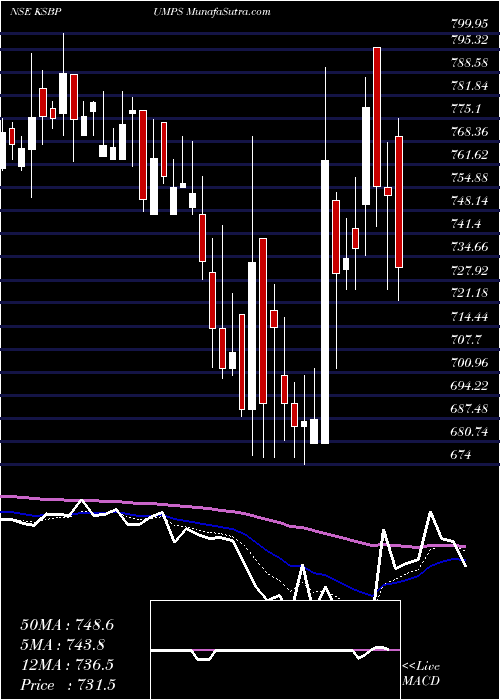  Daily chart KSB Pumps Limited