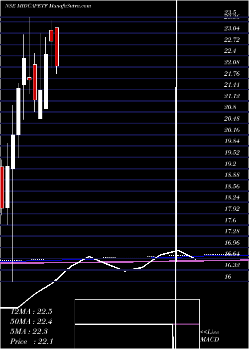 monthly chart MiraeamcMam150etf