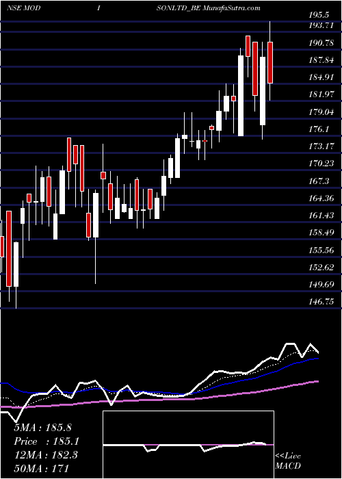 Daily chart Modison Limited