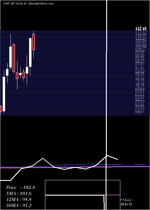  monthly chart MunjalAuto