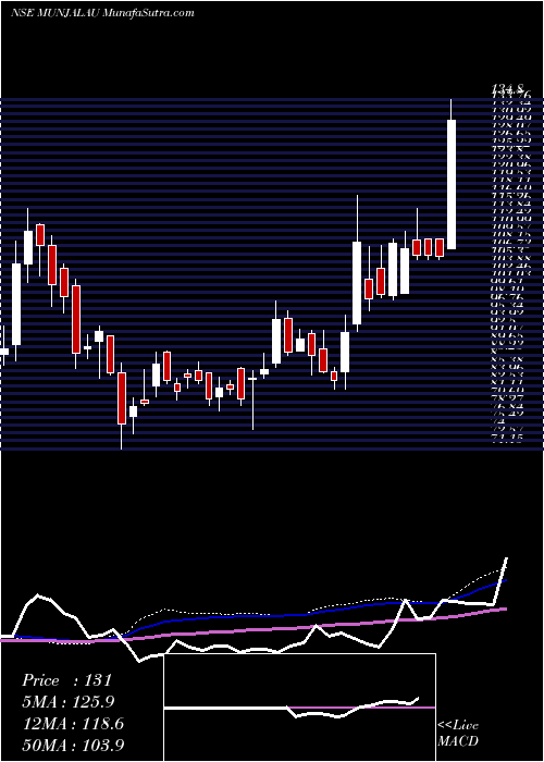  weekly chart MunjalAuto