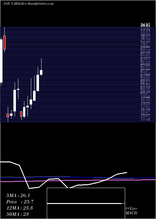  monthly chart NarmadaAgrobase