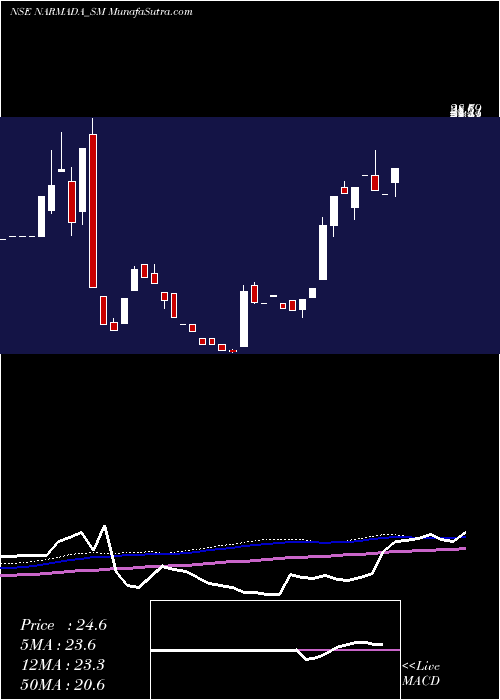  monthly chart NarmadaAgrobase