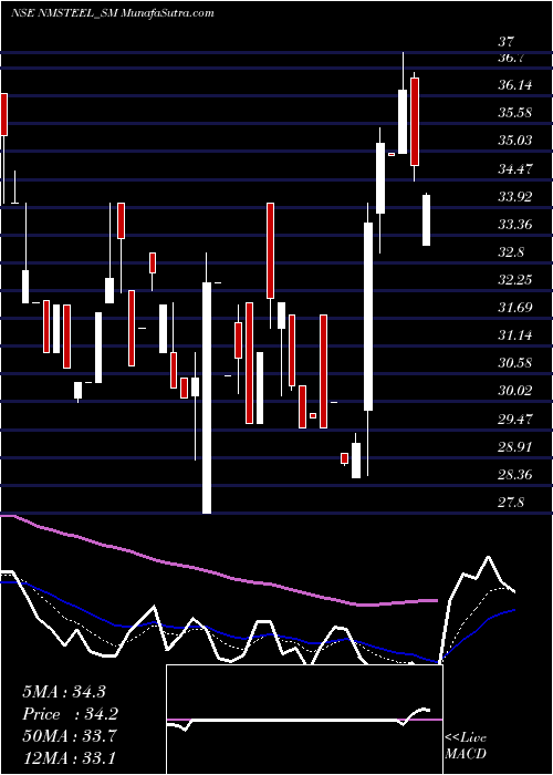  Daily chart Newmalayalam Steel Ltd