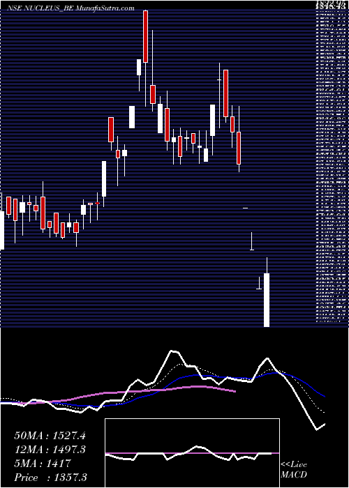  Daily chart Nucleus Software Exports