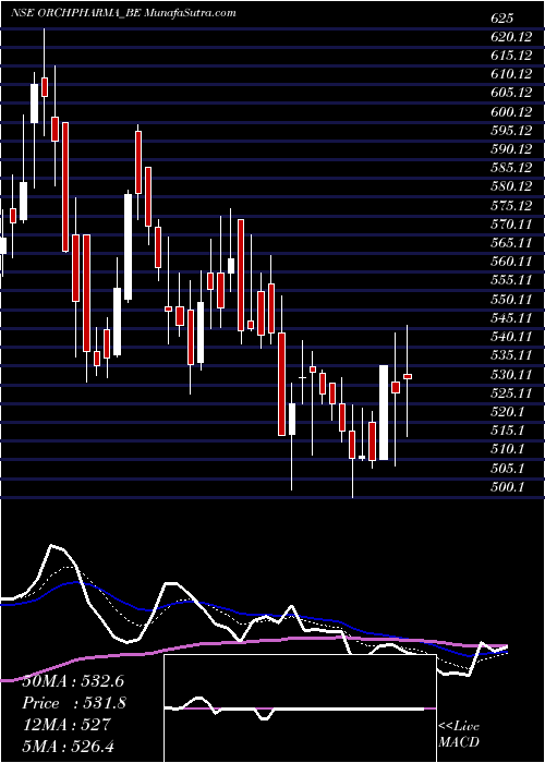  Daily chart Orchid Pharma Limited