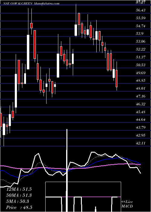  Daily chart Oswal Greentech Limited