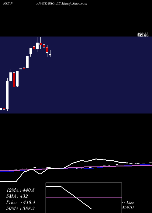  weekly chart PanaceaBiotec