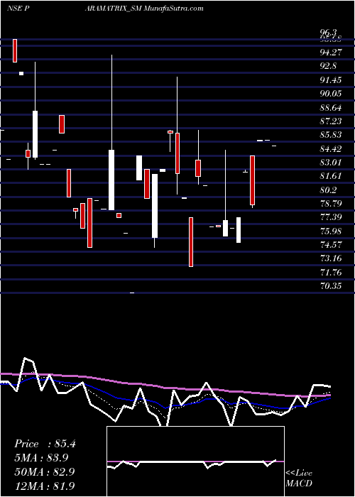  Daily chart Paramatrix Technologies L