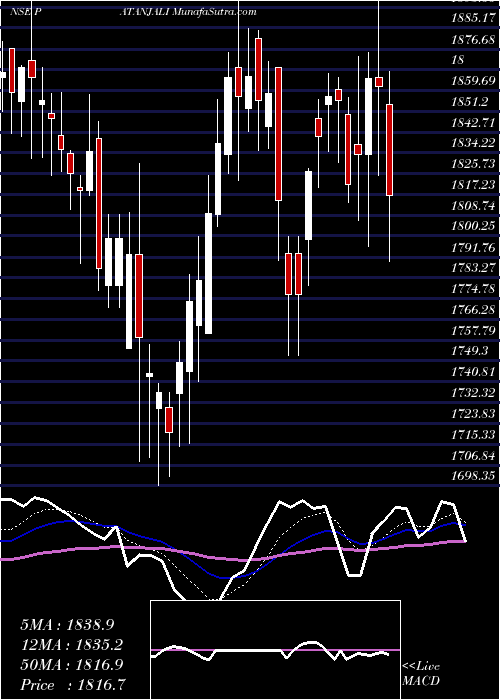  Daily chart PatanjaliFoods