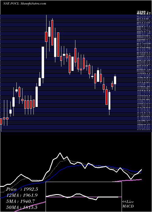  Daily chart Pondy Oxides & Chem Ltd