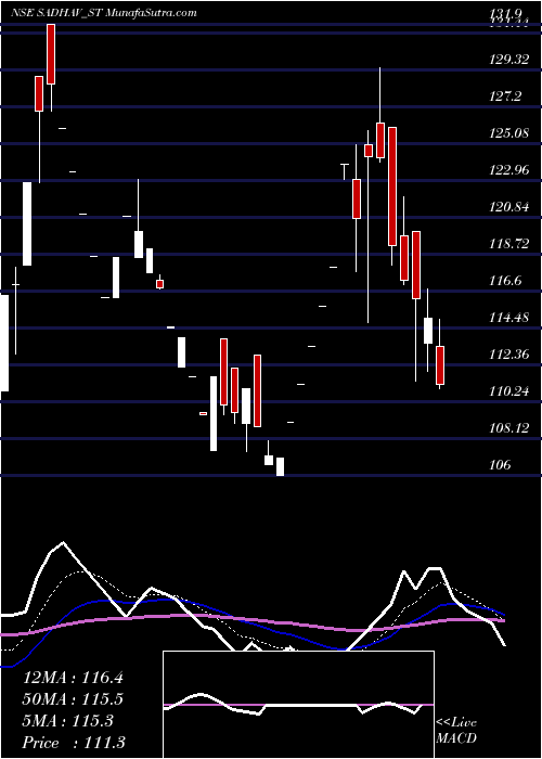  Daily chart Sadhav Shipping Limited