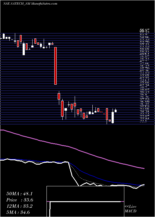  Daily chart S A Tech Software India L