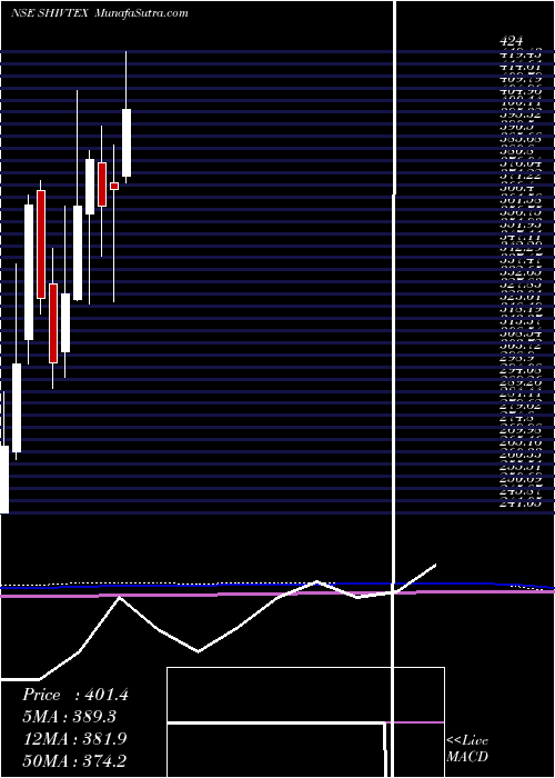  monthly chart ShivaTexyarn