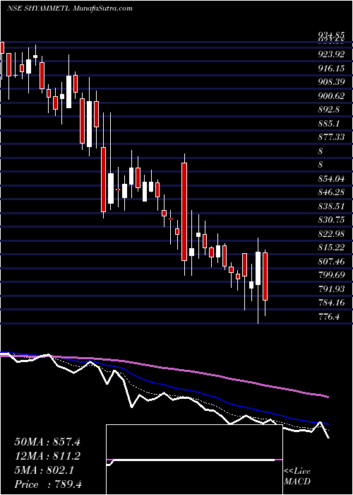  Daily chart ShyamMetalics