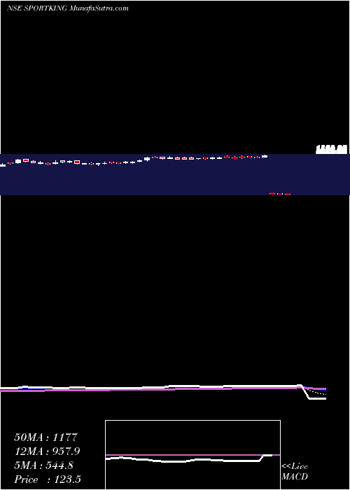  Daily chart Sportking India Limited