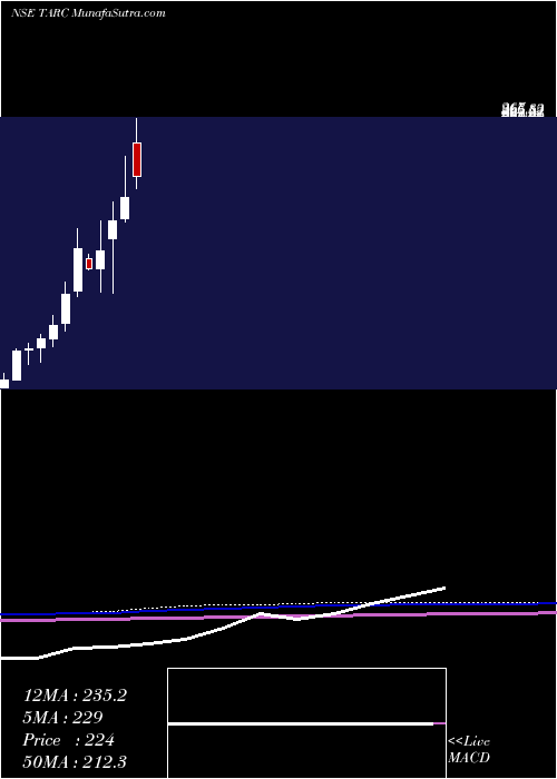  monthly chart AnantRaj