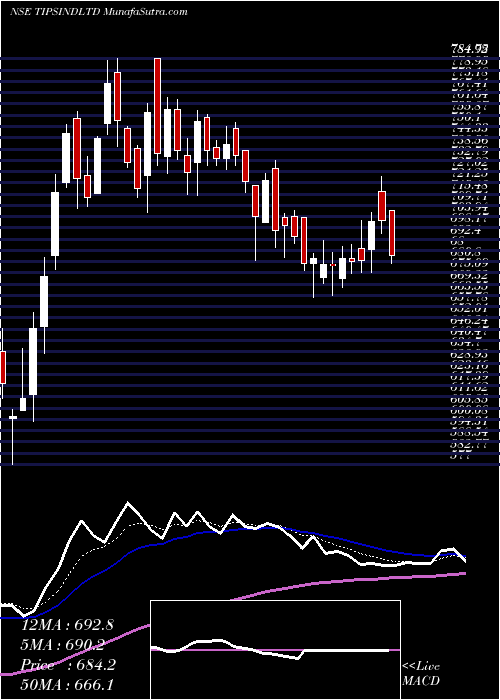  Daily chart TIPS Industries Limited