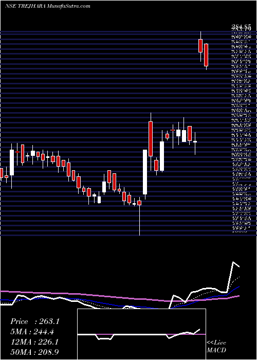  Daily chart Trejhara Solutions Ltd
