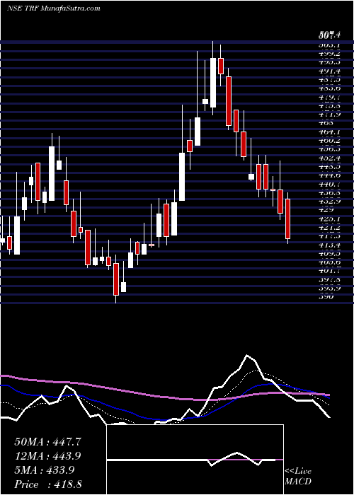  Daily chart TRF Limited