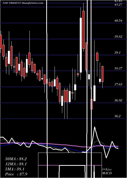  Daily chart Trident Limited