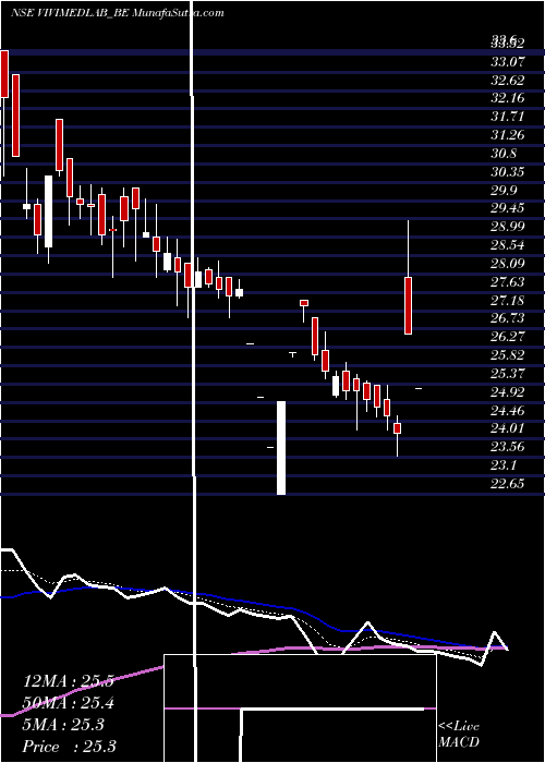  Daily chart VivimedLabs