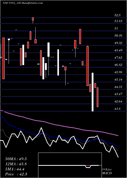  Daily chart Vadivarhe Spclty Chem Ltd