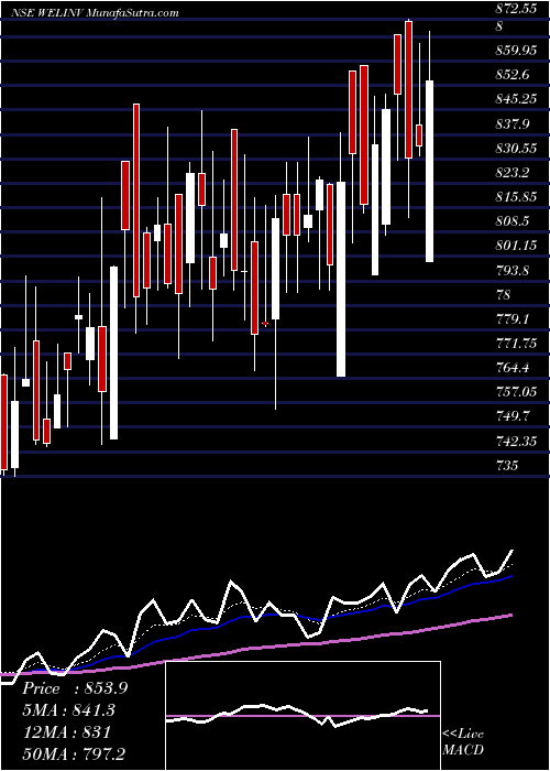  Daily chart Welspun Investments And Commercials Limited