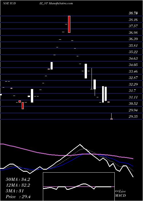  Daily chart Yudiz Solutions Limited