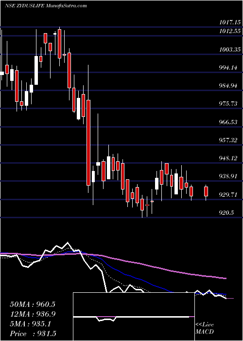  Daily chart Zydus Lifesciences Ltd