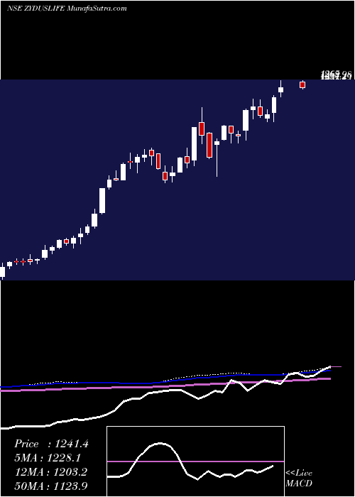  weekly chart ZydusLifesciences