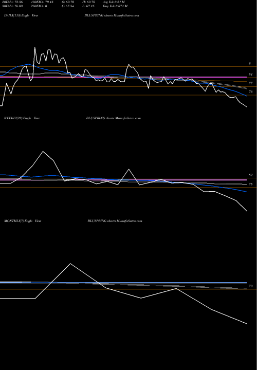 Trend of Bluspring Enterprises BLUSPRING TrendLines Bluspring Enterprises Ltd BLUSPRING share NSE Stock Exchange 
