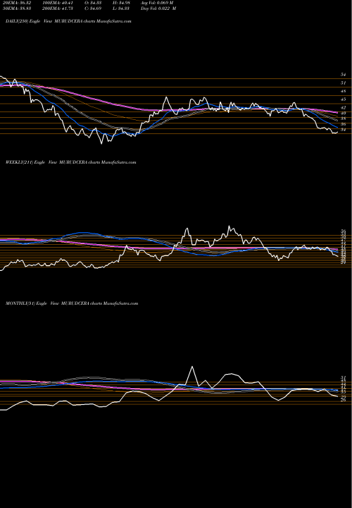 Trend of Murudeshwar Ceramics MURUDCERA TrendLines Murudeshwar Ceramics Limited MURUDCERA share NSE Stock Exchange 