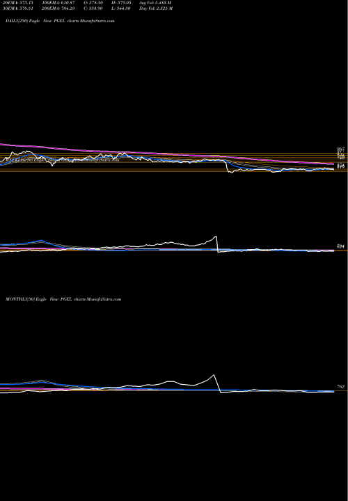 Trend of Pg Electroplast PGEL TrendLines PG Electroplast Limited PGEL share NSE Stock Exchange 