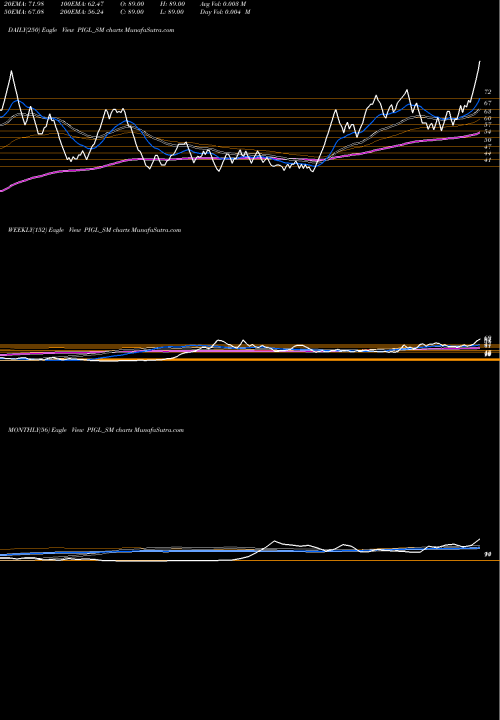 Trend of Power Instrument PIGL_SM TrendLines Power Instrument (g) Ltd PIGL_SM share NSE Stock Exchange 
