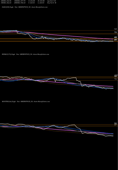Trend of 9 75 SREIBNPNCD_NL TrendLines 9.75% Srncd Sr Vi B SREIBNPNCD_NL share NSE Stock Exchange 