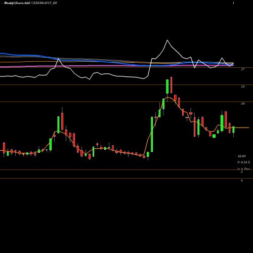 Weekly charts share CEREBRAINT_BE Cerebra Int Tech Ltd NSE Stock exchange 