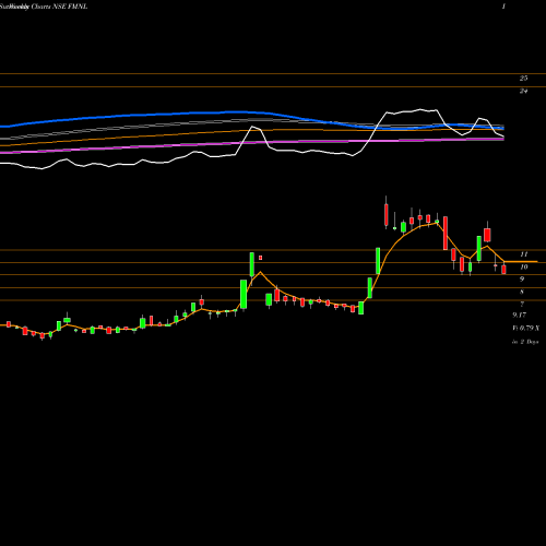 Weekly charts share FMNL Future Market Networks Limited NSE Stock exchange 